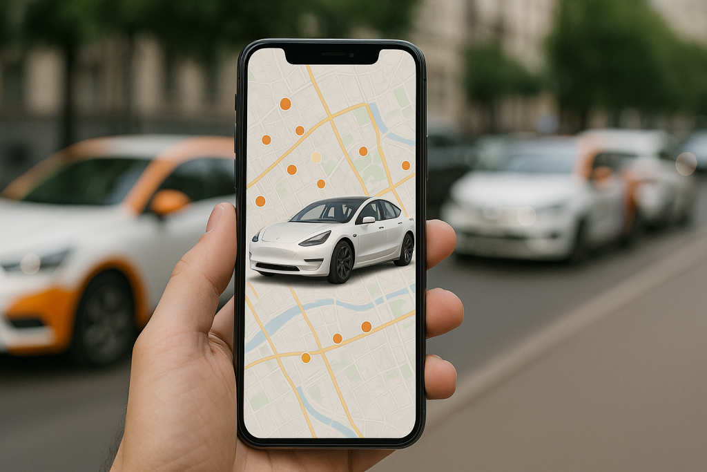 Где найти Tesla в каршеринге Москвы 2025